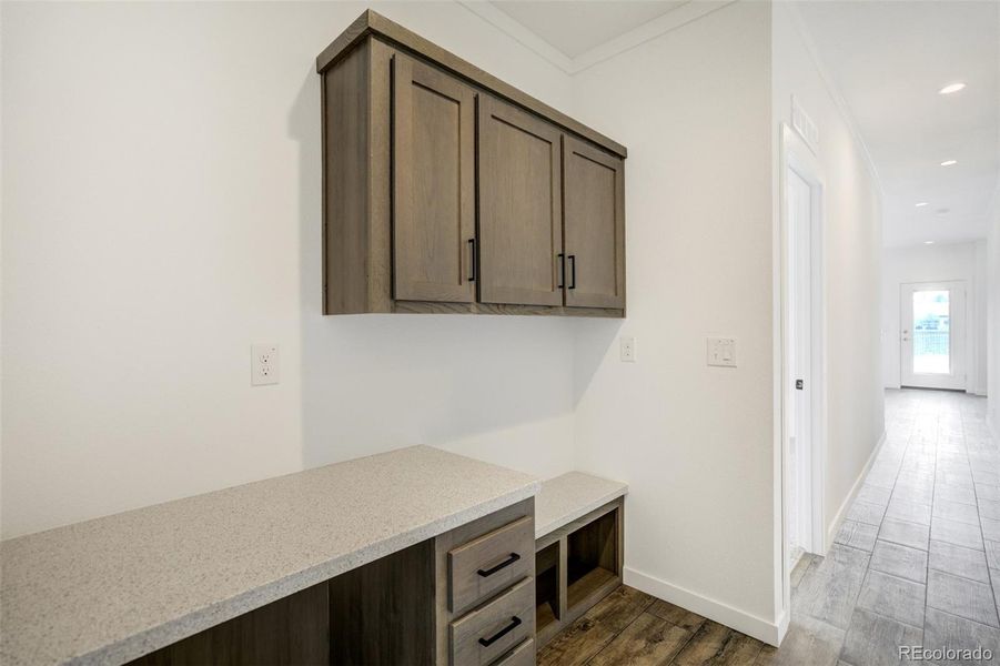 Built in Office/Drop Zone