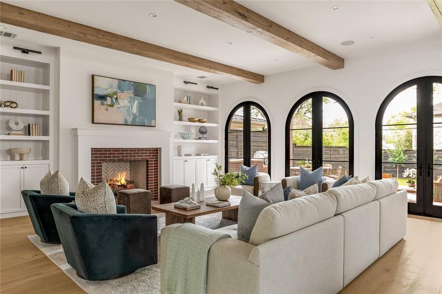 Furnished interior view inside a new home in , Dallas (Image 8). Furnished interior view inside a new home in , Dallas (Image 8).