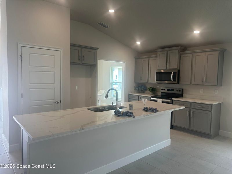 Furnished interior view inside a new home in St. John Preserve, Palm Bay (Image 4). Furnished interior view inside a new home in St. John Preserve, Palm Bay (Image 4).