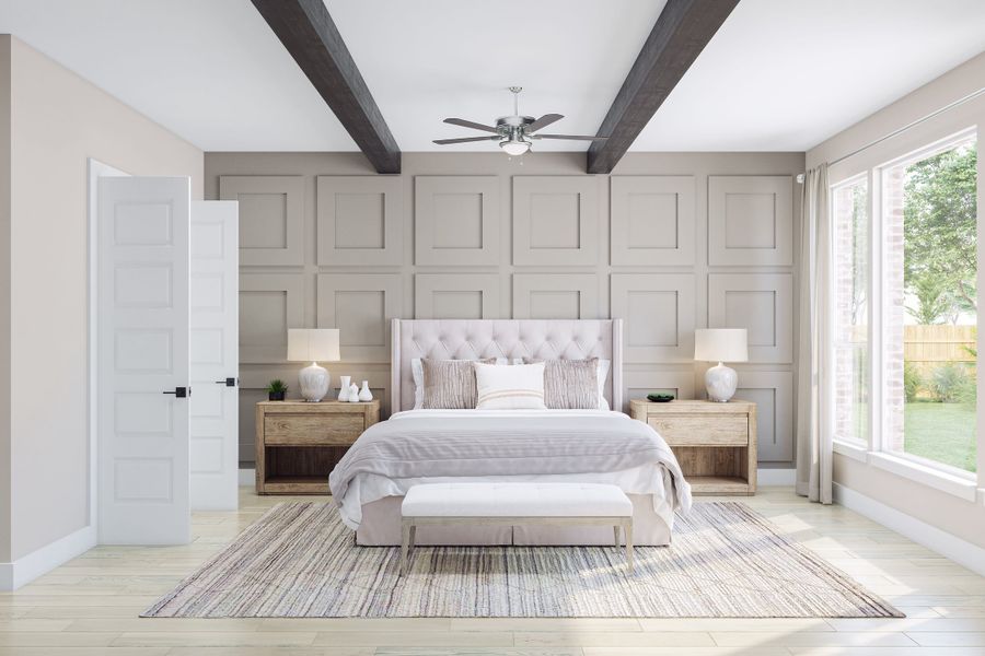 Furnished interior view inside a new home in Harvest Green, Richmond (Image 12). Furnished interior view inside a new home in Harvest Green, Richmond (Image 12).