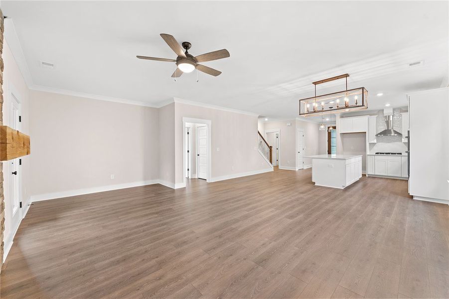 Images of a different home with a similar floor pl