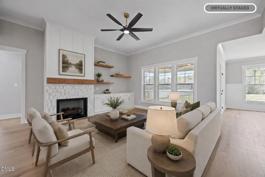 Lot 32 staged living room Lot 32 staged living room