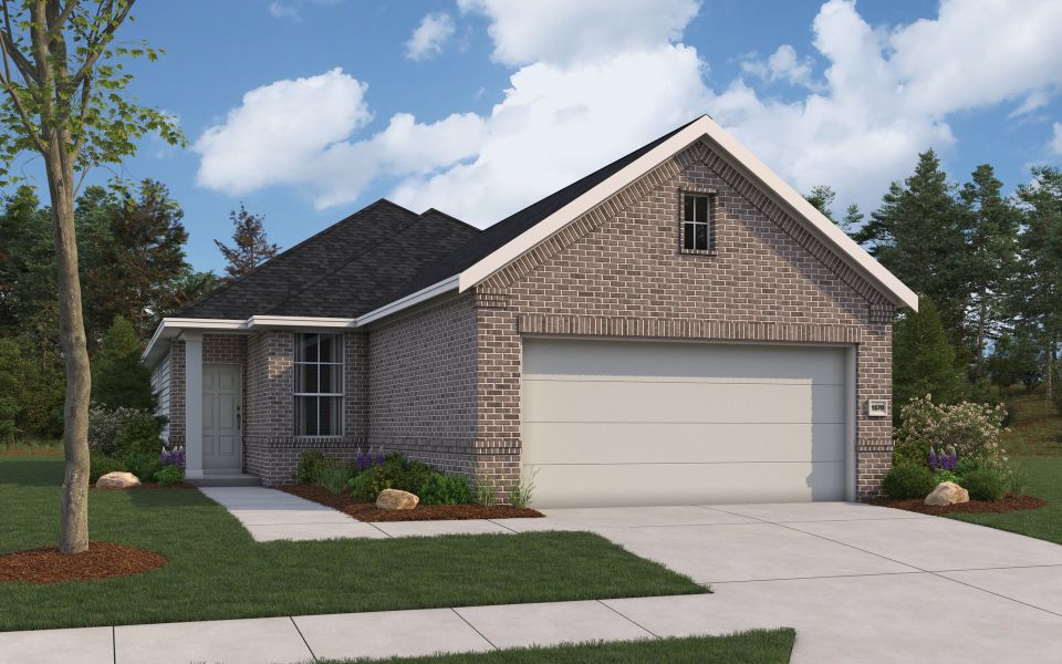 Rendering of floor plan. Colors and features may differ from shown representation.