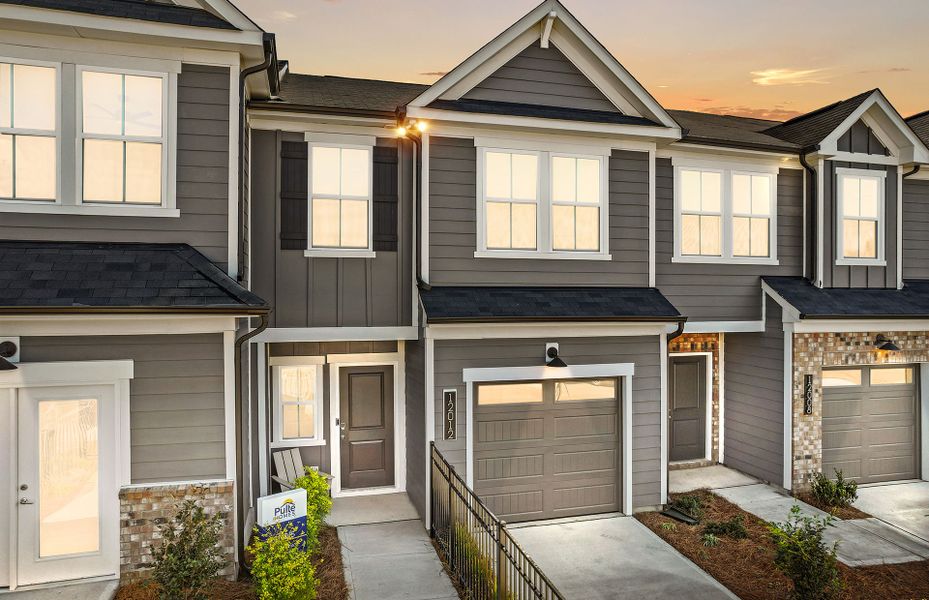 Representative exterior photo of a completed home built from the Landis by Pulte Homes in Mallard Park, Charlotte, NC (Image 35).