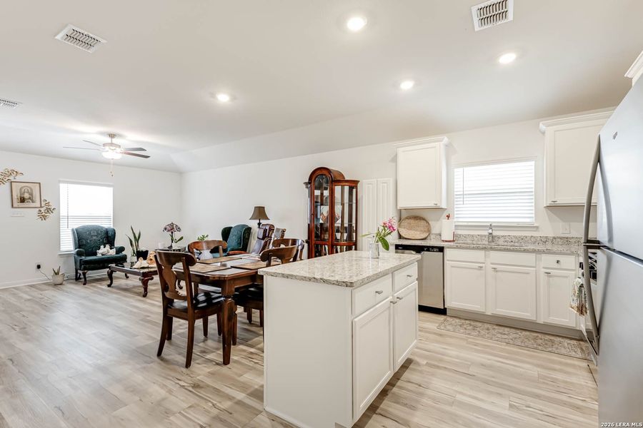Furnished interior view inside a new home in Luckey Ranch, San Antonio (Image 5).