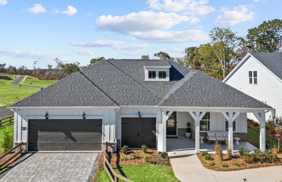 Representative exterior photo of a completed home built from the Stardom by Del Webb in Del Webb Greenville, Greenville, SC (Image 1).