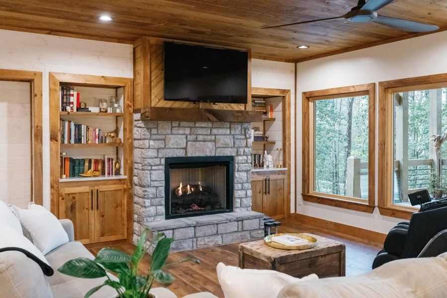 Furnished interior view inside a new home in , Mineral Bluff (Image 22).