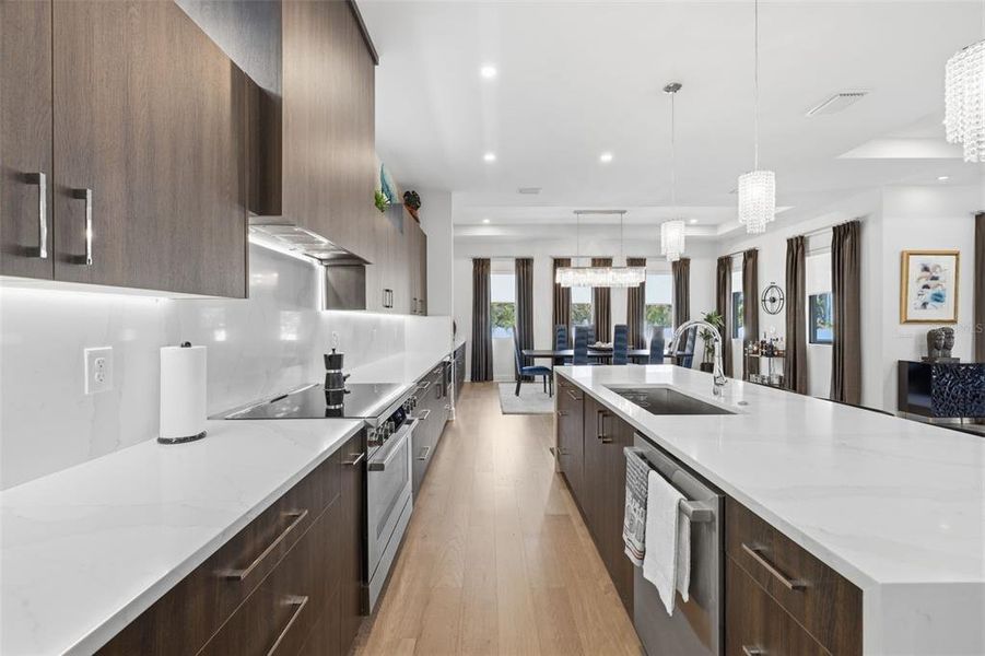 Furnished interior view inside a new home in , Tampa (Image 11).