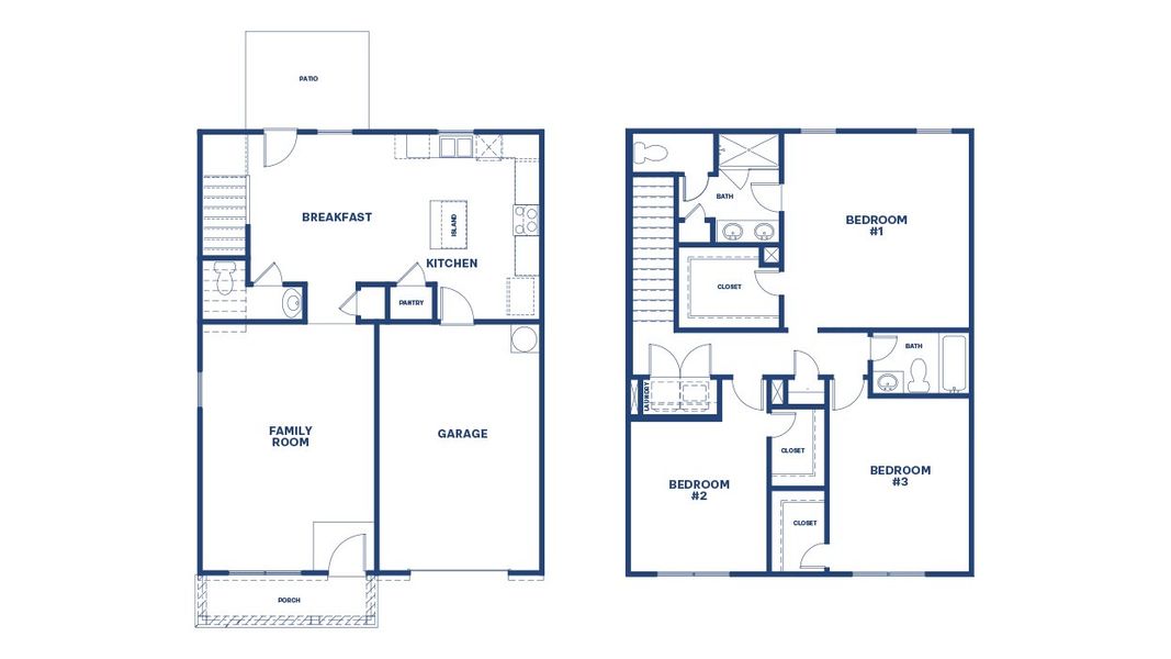 2D floor plan layout of this home in Estates at Deer Hollow, Grovetown, GA (Image 2). 2D floor plan layout of this home in Estates at Deer Hollow, Grovetown, GA (Image 2).
