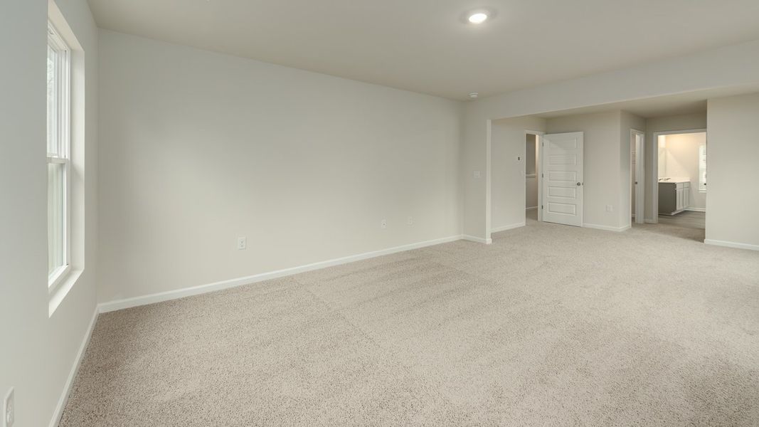 Spacious, unfurnished interior of a new home in Brooks Station, Dacula (Image 24).