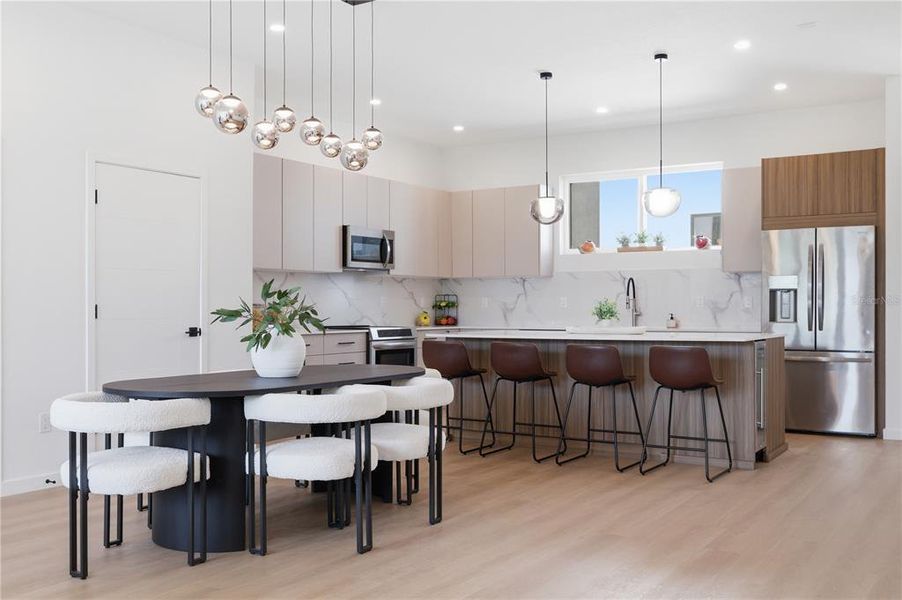 Furnished interior view inside a new home in , St. Petersburg (Image 8).