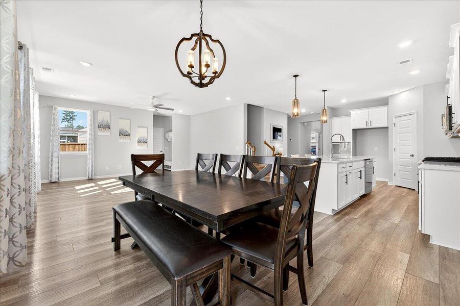 Furnished interior view inside a new home in , Summerville (Image 40).