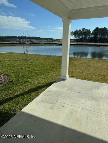 Exterior details and patio area of a home in Brook Forest, St. Augustine (Image 12).