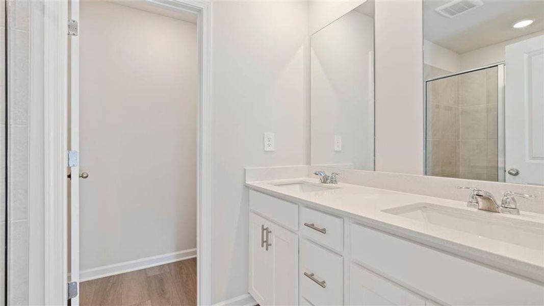 Furnished interior view inside a new home in Terrace at Riverview Landing, Smyrna (Image 7).