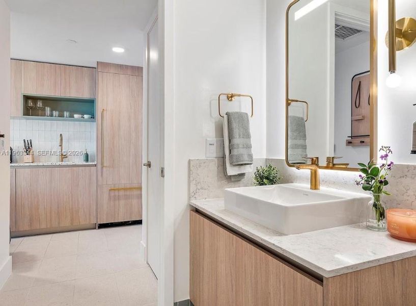 Furnished interior view inside a new home in , Miami (Image 6). Furnished interior view inside a new home in , Miami (Image 6).