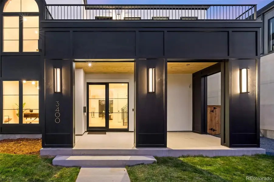 Exterior details and patio area of a home in , Denver (Image 3).