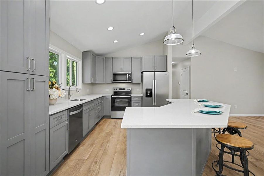 Furnished interior view inside a new home in , Fayetteville (Image 9).