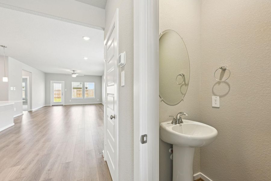 Photo is not of the actual home, but is an inspirational photo of builder’s model home and may depict options, furnishings, and/or decorator features that are not included