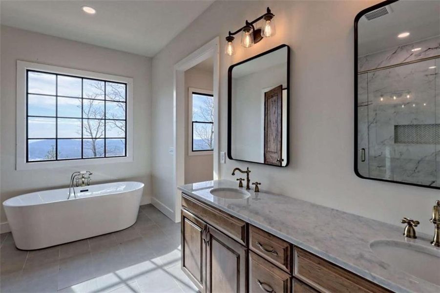 Furnished interior view inside a new home in , Clayton (Image 18).