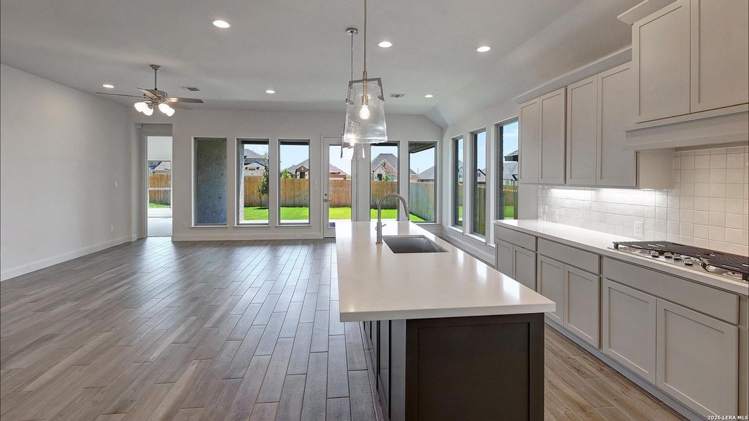 Furnished interior view inside a new home in Kallison Ranch, San Antonio (Image 12).