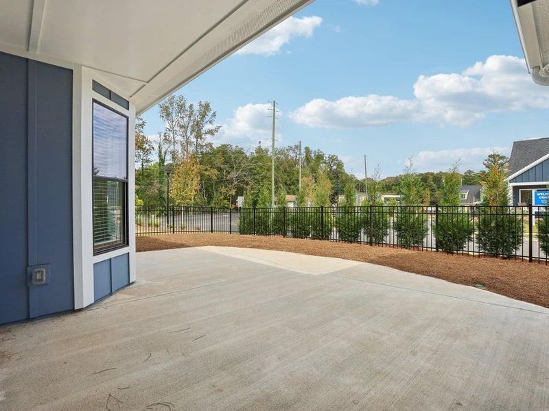 Exterior details and patio area of a home in , Holly Springs (Image 4).