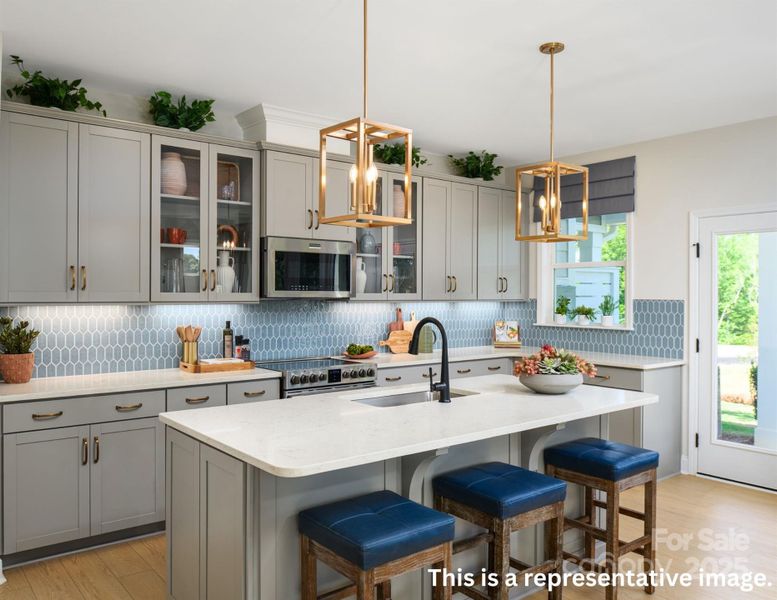 Furnished interior view inside a new home in Westview Towns, Waxhaw (Image 7).