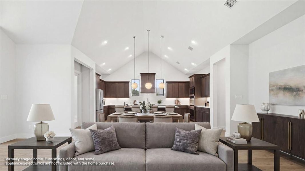 Furnished interior view inside a new home in The Parks at Wilson Creek, Celina (Image 5).