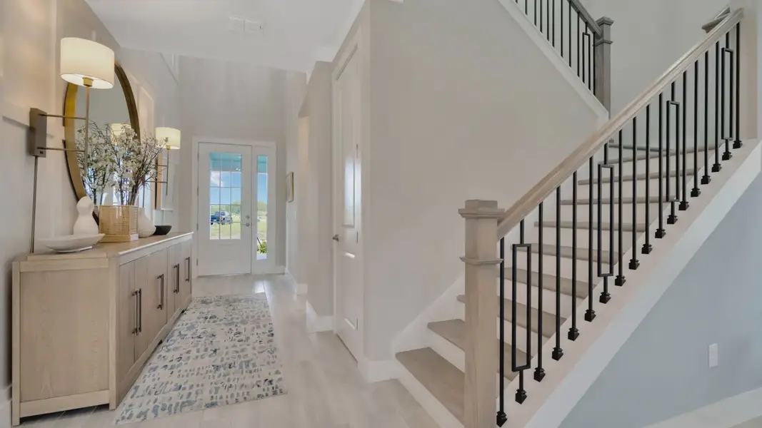 Furnished interior view inside a new home in Primrose at Longleaf, New Port Richey (Image 7).