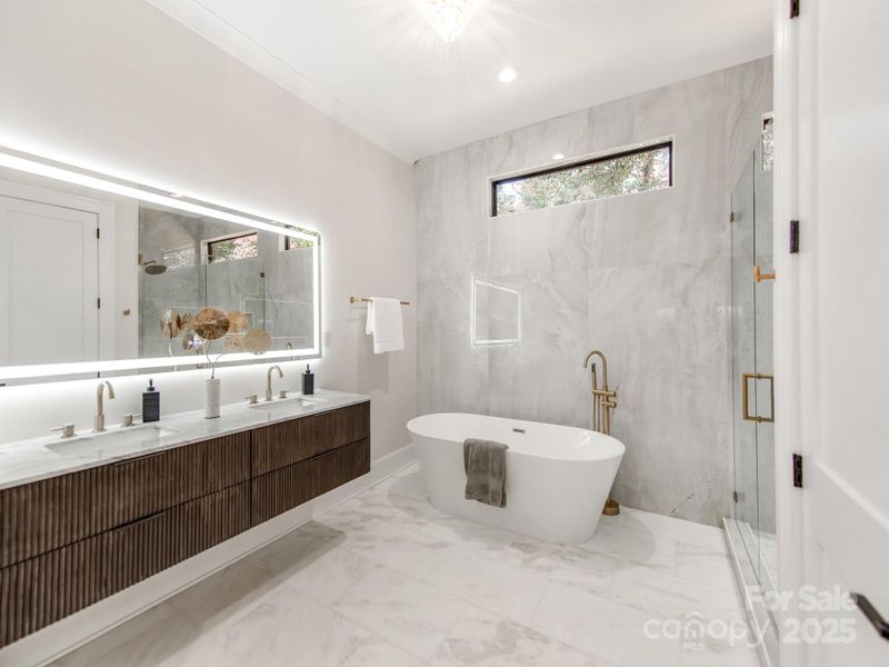 Furnished interior view inside a new home in , Charlotte (Image 10).