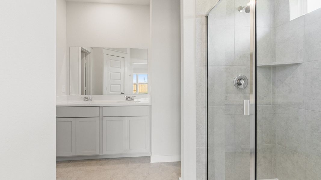 Representative furnished interior of a home built from the Avalon by Brightland Homes in Cielo, Conroe (Image 10).
