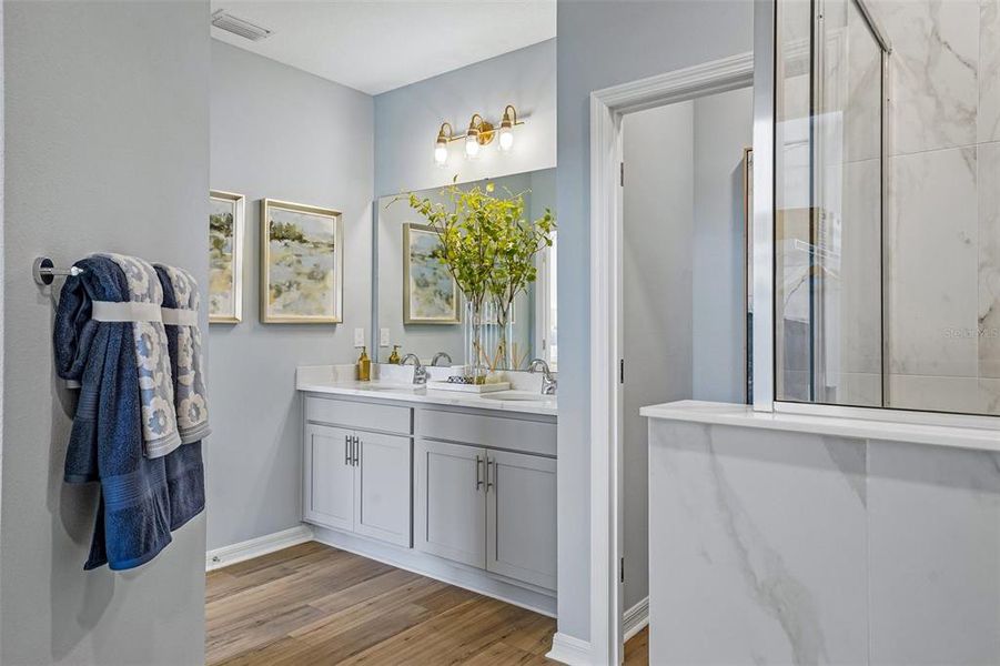 Furnished interior view inside a new home in The Brooke, Brandon (Image 17).