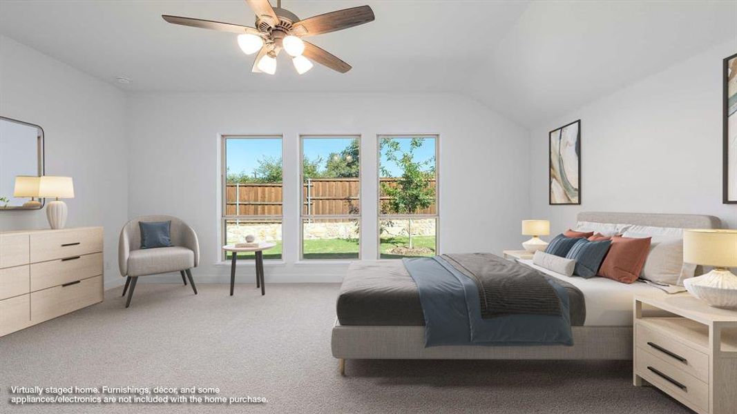 Furnished interior view inside a new home in Hillstead 50', Lavon (Image 7).