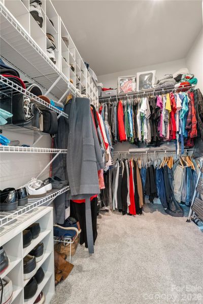 Generous Walk-In Closet Generous Walk-In Closet