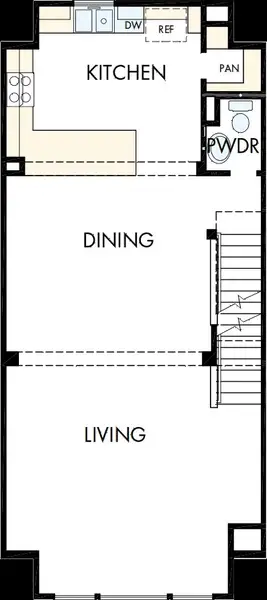 2D floor plan layout of this home in Towns at Union, St. Petersburg, FL (Image 3). 2D floor plan layout of this home in Towns at Union, St. Petersburg, FL (Image 3).
