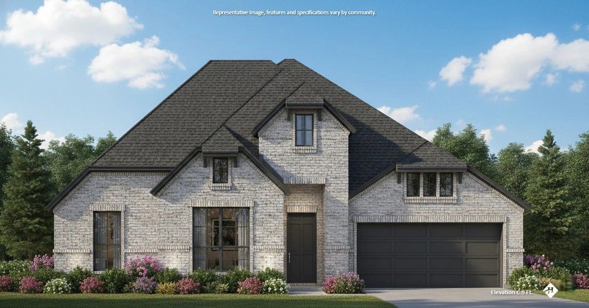 Front exterior of a new home in Bull Hide Estates, Hewitt, TX, highlighting curb appeal (Image 5). Front exterior of a new home in Bull Hide Estates, Hewitt, TX, highlighting curb appeal (Image 5).