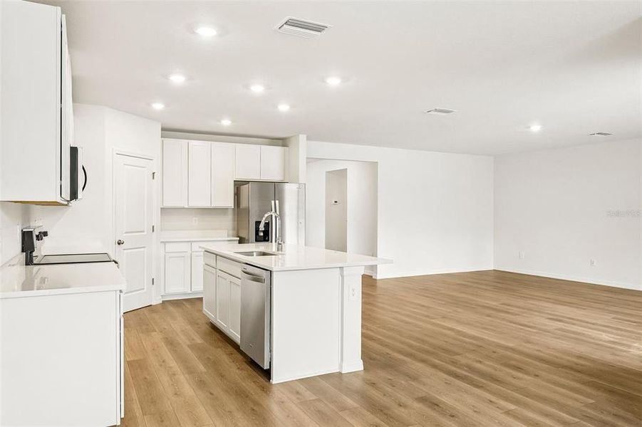 Furnished interior view inside a new home in Pine Ridge Meadows, Hudson (Image 6).