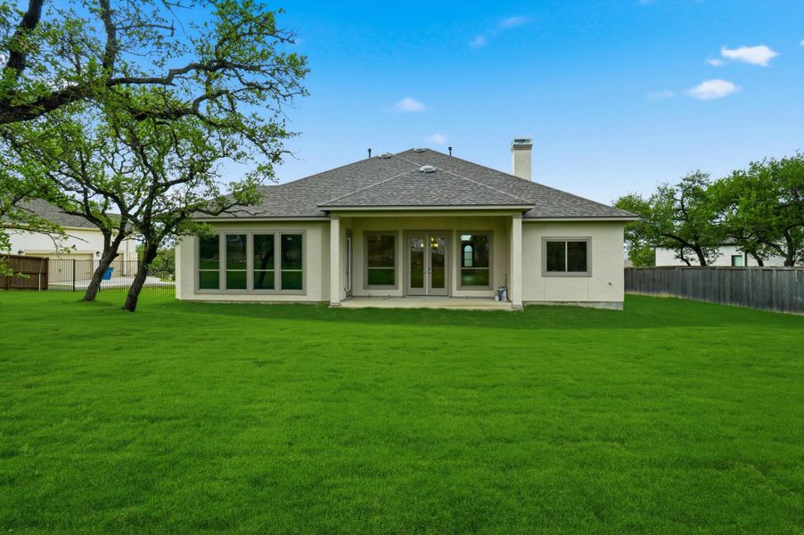 Exterior details and patio area of a home in Johnson Ranch, Bulverde (Image 26). Exterior details and patio area of a home in Johnson Ranch, Bulverde (Image 26).