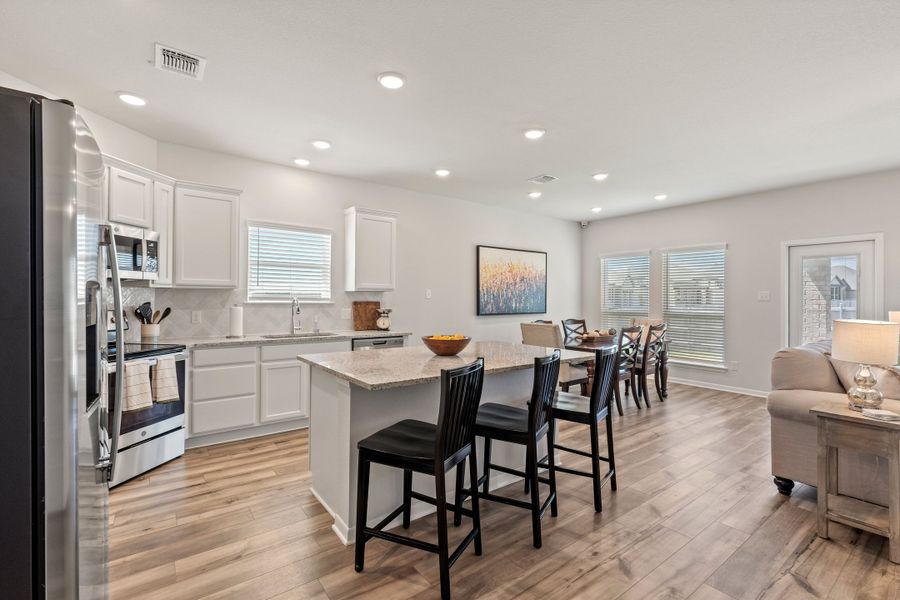 Furnished interior view inside a new home in Three Creeks, Belton (Image 5).