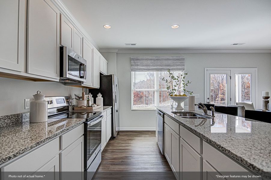 Furnished interior view inside a new home in Langdon Preserve, Angier (Image 7).