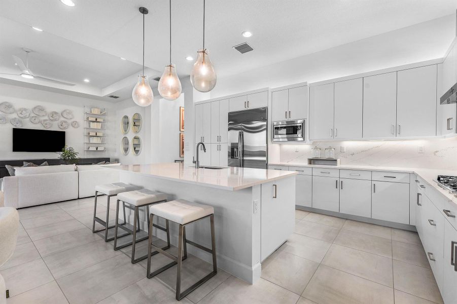 Furnished interior view inside a new home in Valencia Grand, Boynton Beach (Image 33). Furnished interior view inside a new home in Valencia Grand, Boynton Beach (Image 33).