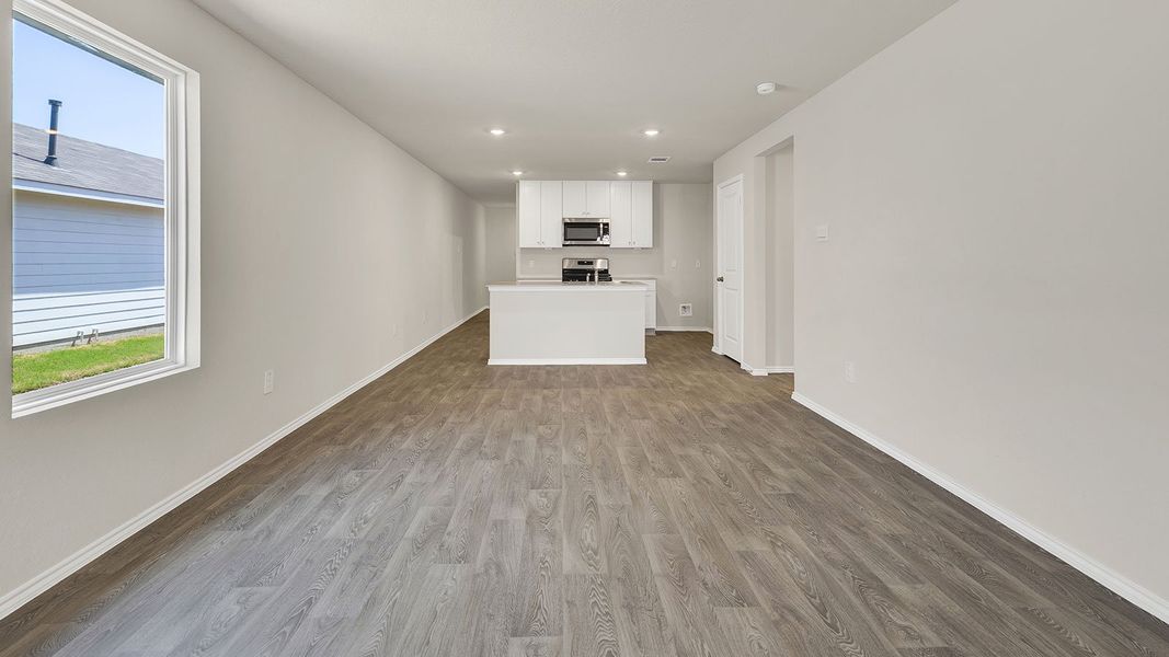 Representative unfurnished interior of a home built from the The Caprock by D.R. Horton in Navarro Fields, Seguin (Image 13).