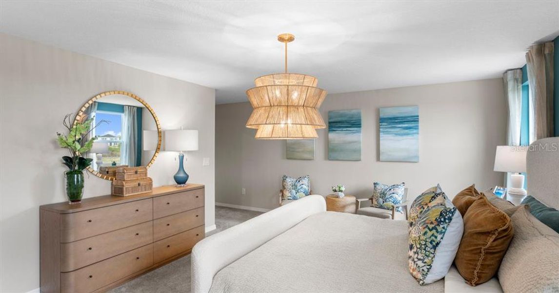 Furnished interior view inside a new home in Oakfield Trails, Parrish (Image 10).