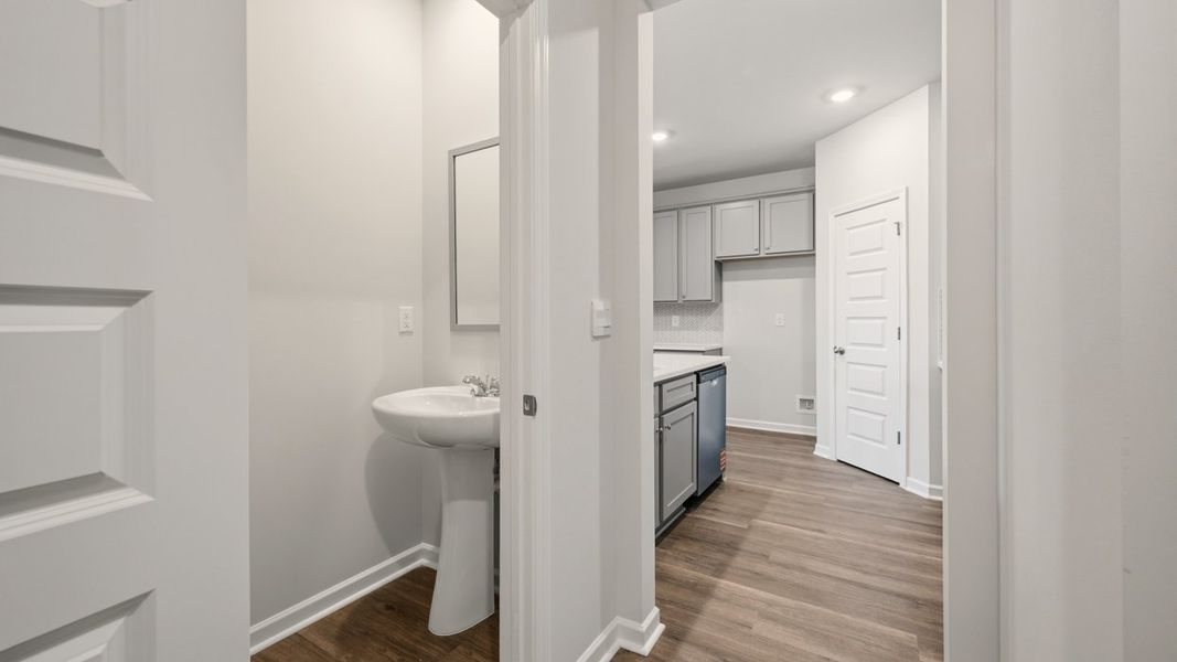 Furnished interior view inside a new home in Brookland Commons, Monroe (Image 10).
