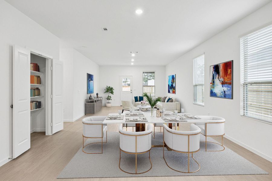 Furnished interior view inside a new home in Crosby Farms, Crosby (Image 9).