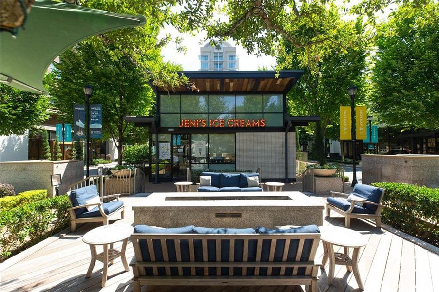 Furnished interior view inside a new home in Byers Park, Alpharetta (Image 21).