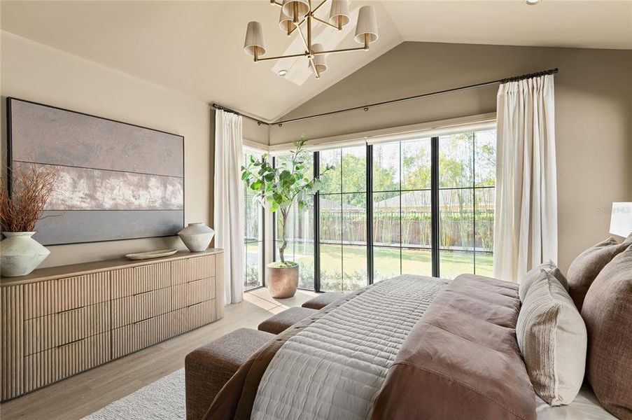 Furnished interior view inside a new home in , Orlando (Image 10).