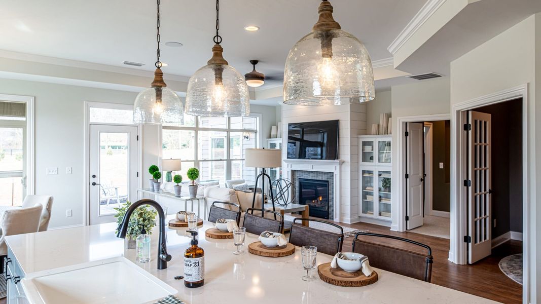 Representative furnished interior of a home built from the Torino by Epcon Communities in The Villas at Pinewood, Asheboro (Image 13).