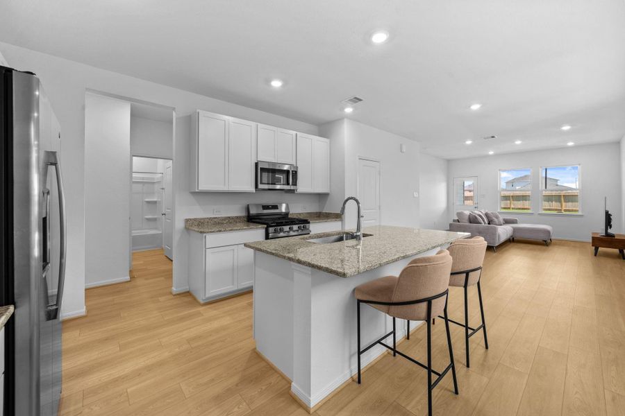 Furnished interior view inside a new home in Redbud, Hockley (Image 9).