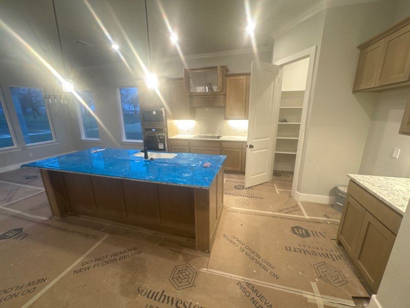 In-progress construction of a new home in Fannin Ranch, Leonard, TX (Image 8).