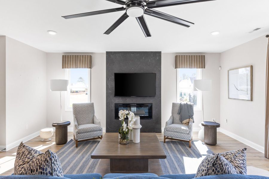 Representative furnished interior of a home built from the Montague by McKee Homes in Anchors Bend Townes, Wilmington (Image 7).
